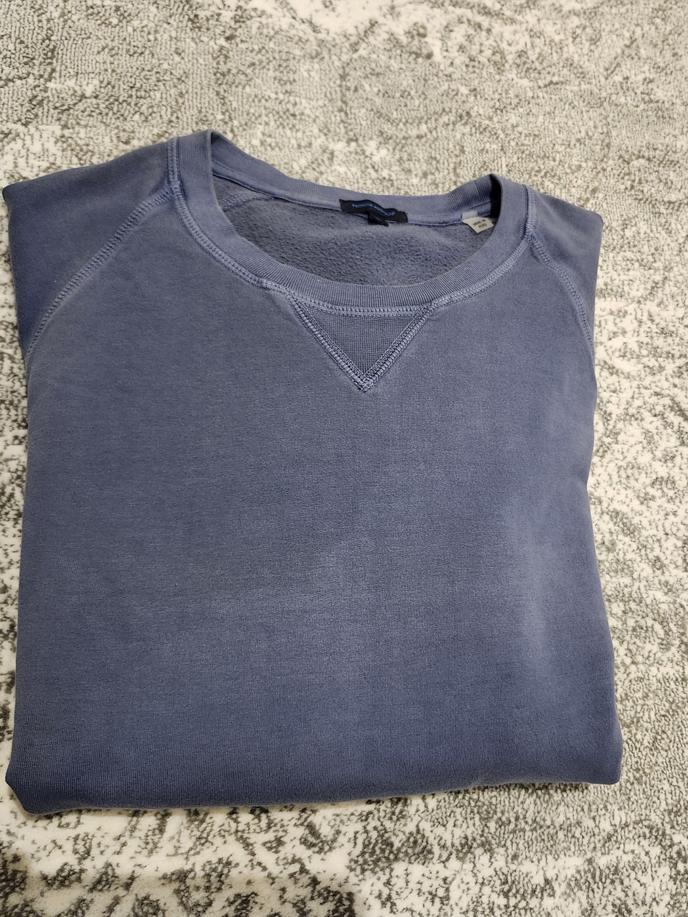 Patrick Assaraf Men's Classic Crewneck Sweater - Blue